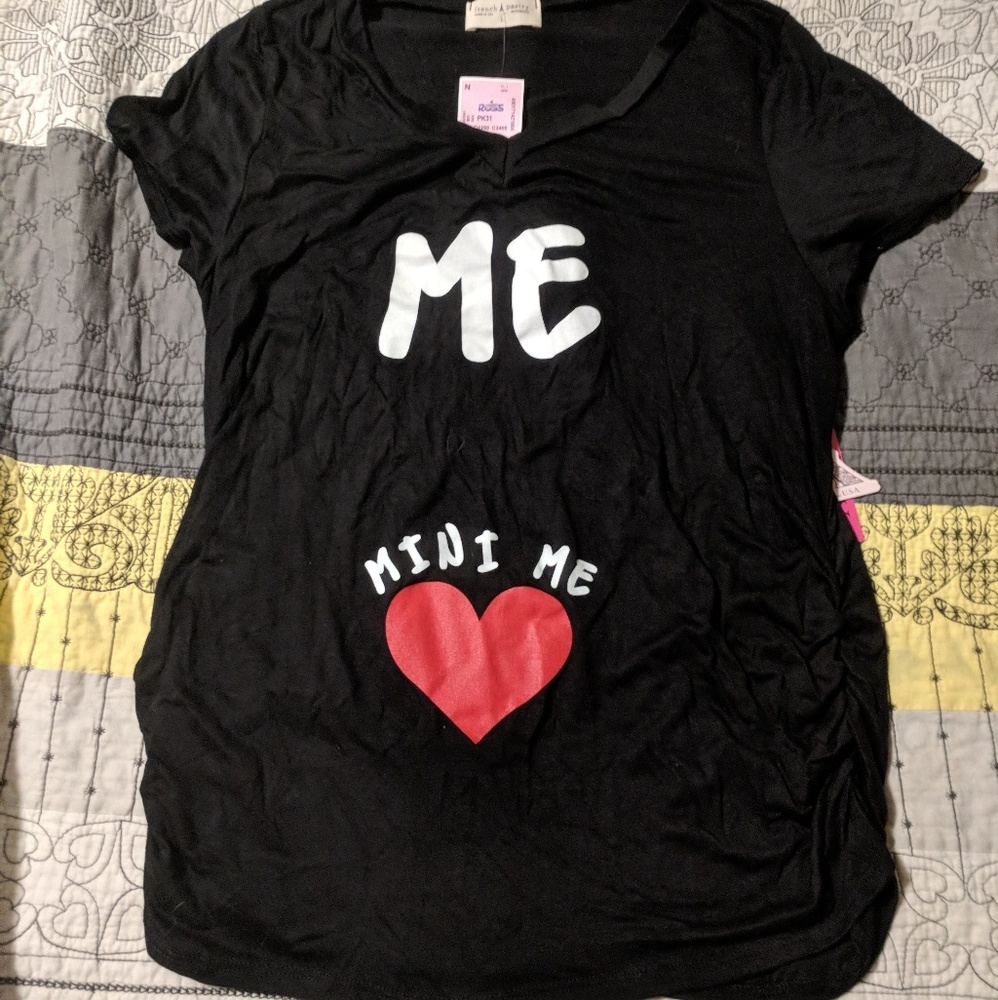 *NEW* Me/mini me cropped sleeve tee